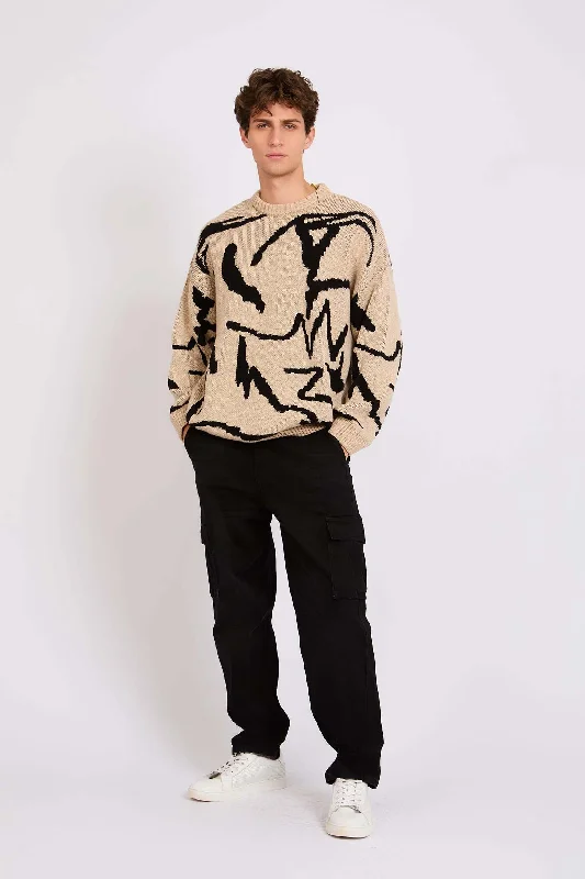 Tall Men's Longline Pullover in Gray for a Relaxed and Fashionable LookPullover