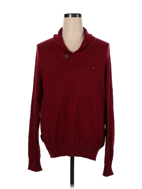 Plus Size Men's Henley - Style Pullover in Burgundy with Buttons for a Stylish and Comfortable LookPullover Sweater Plus Size Men's Henley - Style Pullover in Burgundy with Buttons for a Stylish and Comfortable LookPullover Sweater