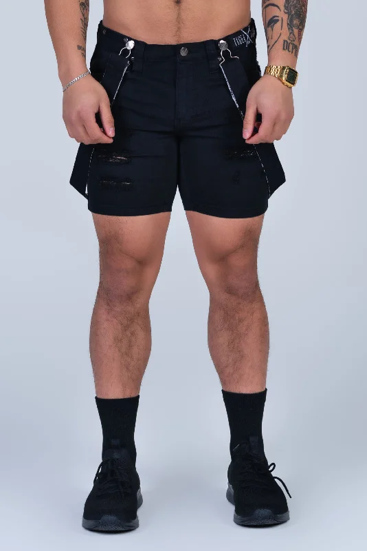 Men's Chino Shorts in Khaki for a Smart and Casual Office - Appropriate StyleROMEY DOUBLE BLACK HAND-BRUSHED SHORT Men's Chino Shorts in Khaki for a Smart and Casual Office - Appropriate StyleROMEY DOUBLE BLACK HAND-BRUSHED SHORT