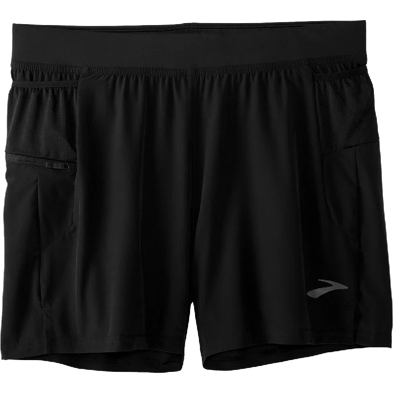 Plus Size Men's Bermuda Shorts in Navy with Belt Loops for a Classic and Tailored AppearanceMen's Sherpa 5" 2-in-1 Short