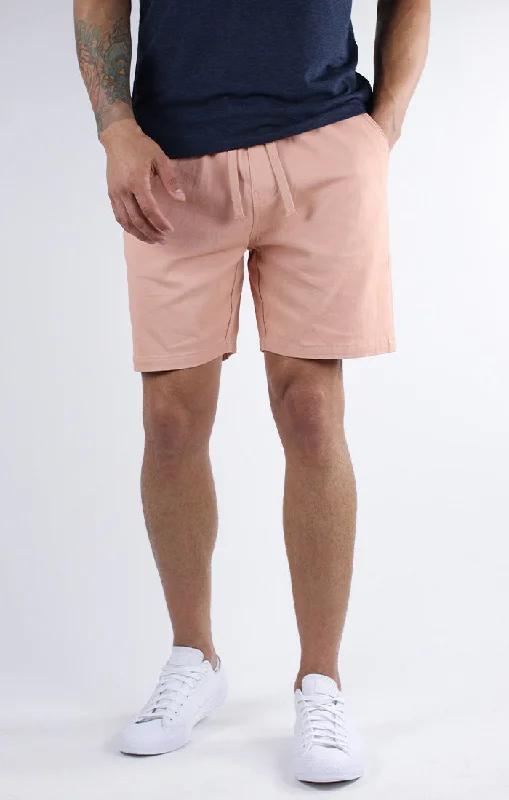 Men's Swim Shorts with a Quick - Dry Fabric in Red for Poolside FunStretch Twill Pull On Dock Short Men's Swim Shorts with a Quick - Dry Fabric in Red for Poolside FunStretch Twill Pull On Dock Short