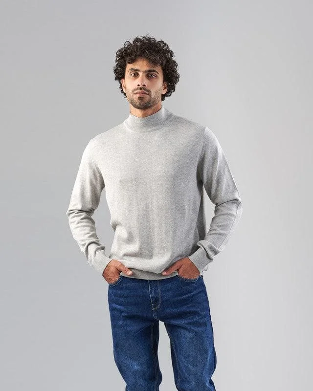 Men's Ribbed Pullover in Mustard Yellow for a Pop of Color in AutumnBASIC HIGH NECK SWEATER - CHINEE Men's Ribbed Pullover in Mustard Yellow for a Pop of Color in AutumnBASIC HIGH NECK SWEATER - CHINEE