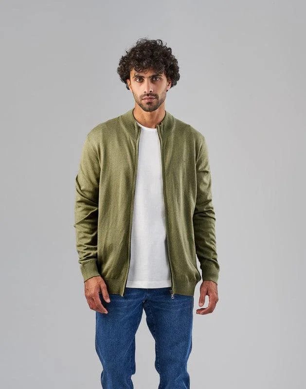 Men's Embroidered Pullover in Red with Floral Details for a Spring - Inspired StyleZip-Up Straight-Fit Sweater - OLIVE Men's Embroidered Pullover in Red with Floral Details for a Spring - Inspired StyleZip-Up Straight-Fit Sweater - OLIVE